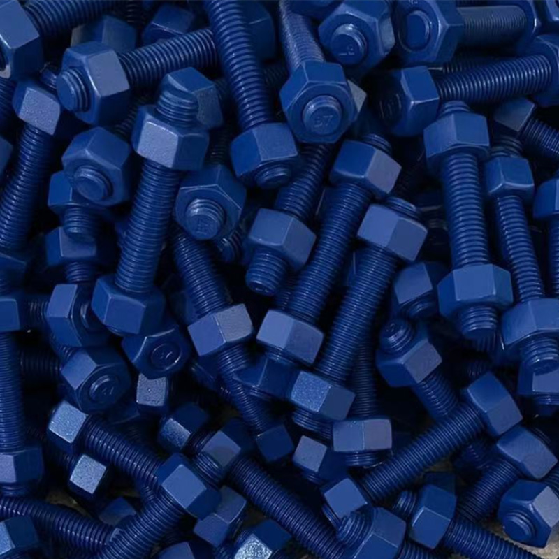 Teflon Blue Stud Bolts Mornarička antikorozija Posebna upotreba