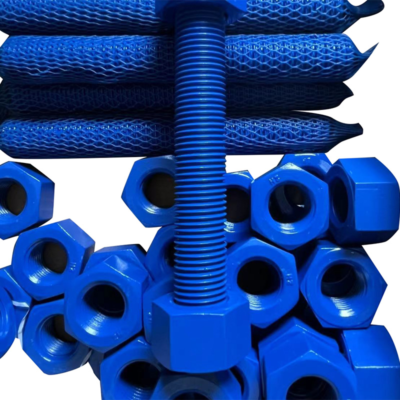 Teflon Blue Stud Bolts Mornarička antikorozija Posebna upotreba