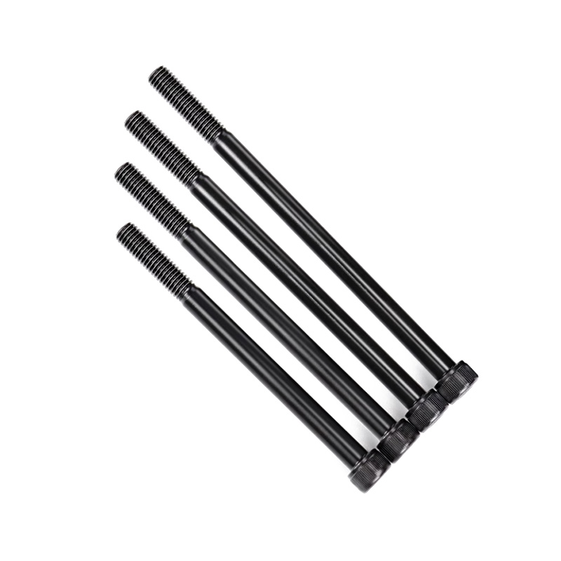 Crni vijak za utičnicu na pola navoja