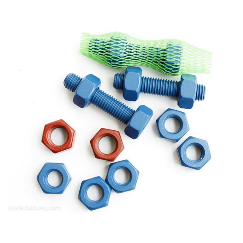 Teflon Blue Stud Bolts Mornarička antikorozija Posebna upotreba